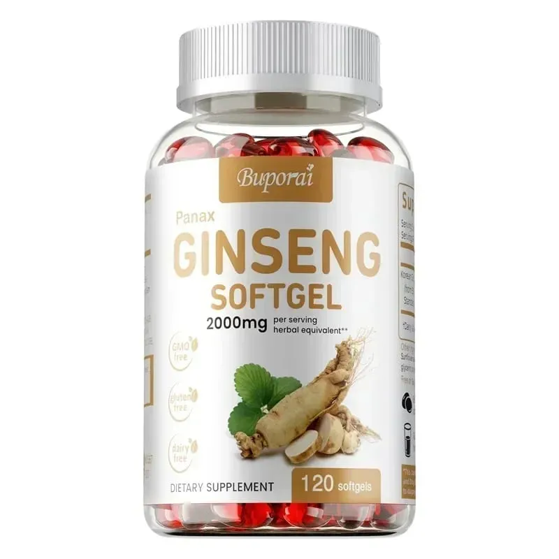 Panax Ginseng Capsules Ginseng Root Extract Supports Energy Strength Vigor Performance in Women and Men — image 8