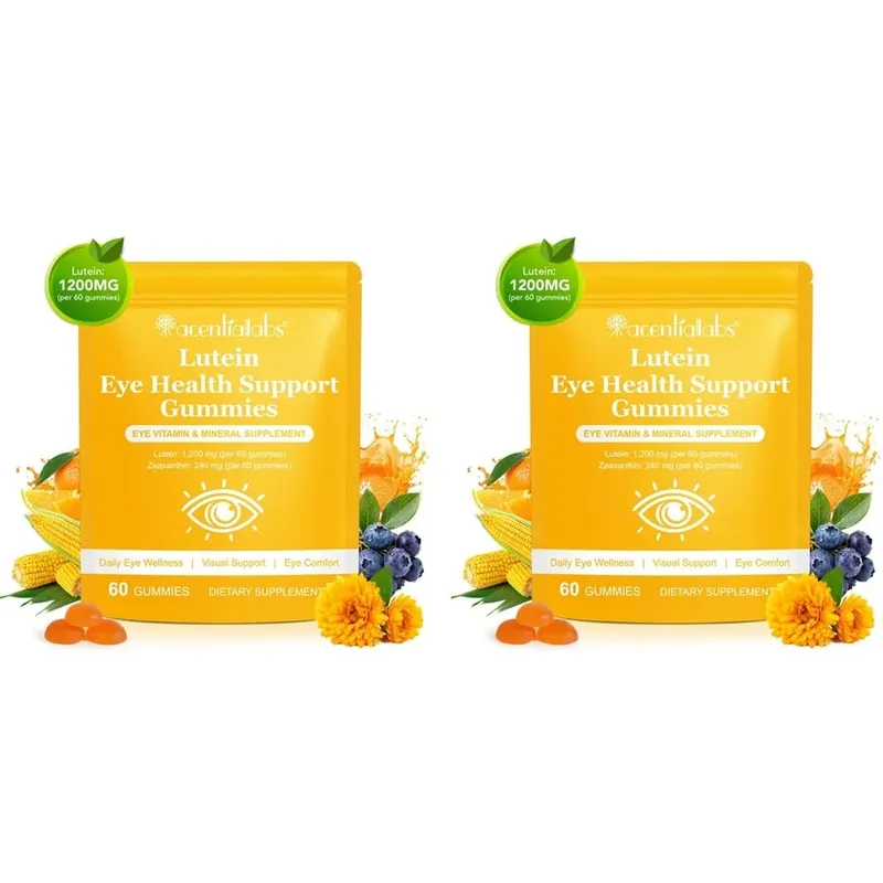 Lutein Eye Health Gummies 40mg with Zeaxanthin Vitamin A C & E Visual Support Blue Light Support & Eye Comfort Vegan 60 Count — image 9