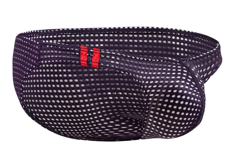 Mannen Slips Zomer Ademende Gaten Ondergoed U Bolle Dunne Lage Taille Heren Ondergoed Slips Slip Onderbroek Calzoncillos