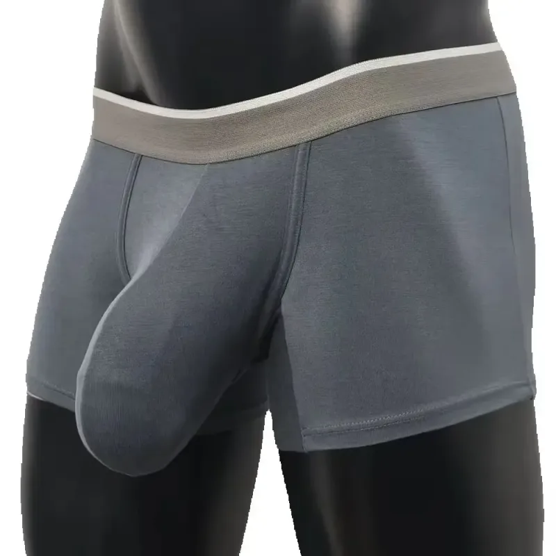 2026 Modal Quần Lót Boxer Nam Túi Lớn Thoải Mái Thời Trang Đồ Lót Gợi Cảm