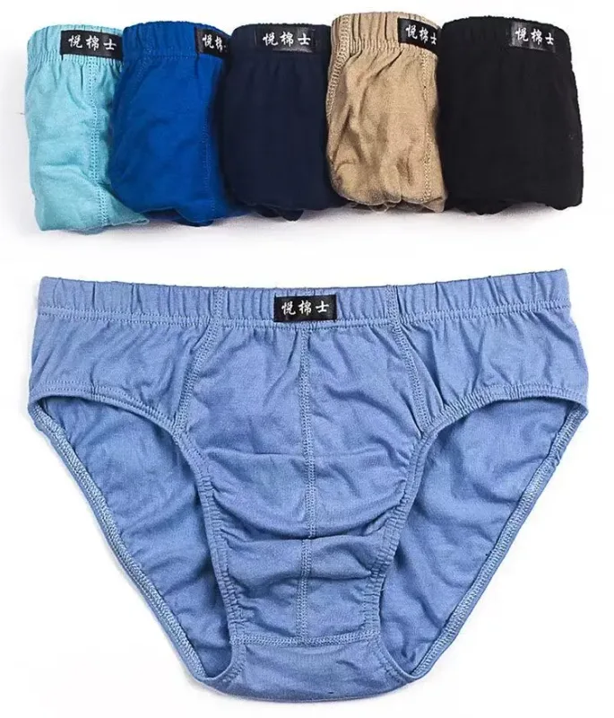 5Pcs/Lot Cotton Underpants For Men Briefs Male Underwear Knickers Panties Pant Shorts 2025 Sexy Undies XL 2XL 3XL 4XL 5XL 6XL — image 12