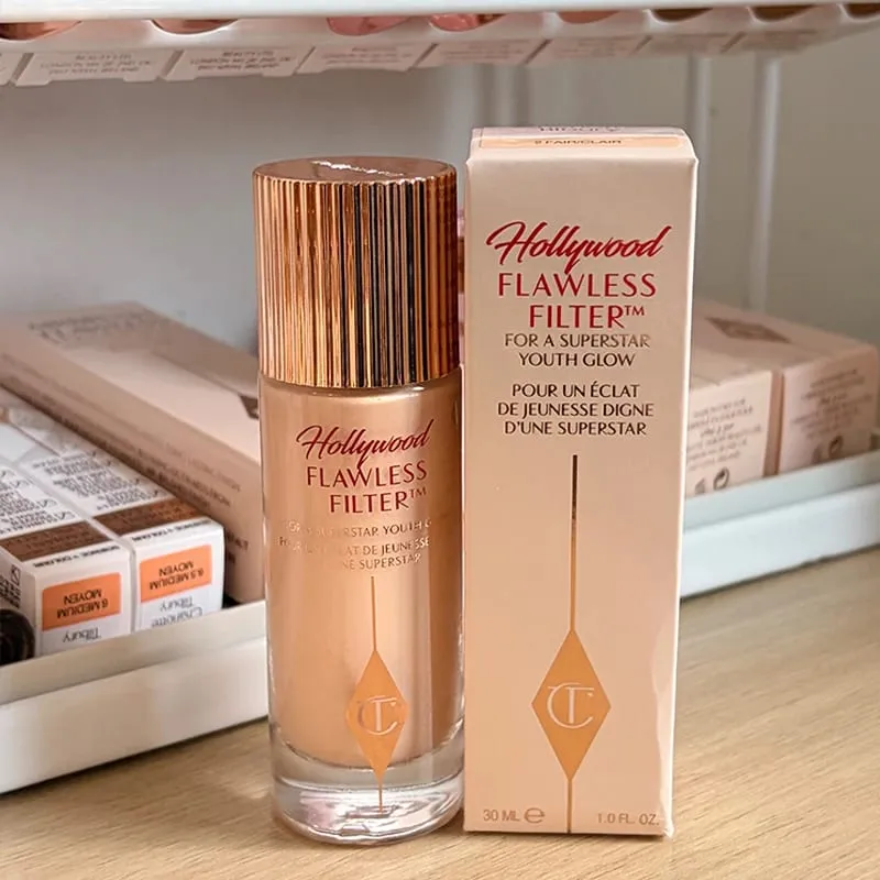 Charlotte Highlighter Foundation Continuamente Textura da Maquiagem Hidratante Corretivo Fixador Spray Essência Tilbury Cosmetic