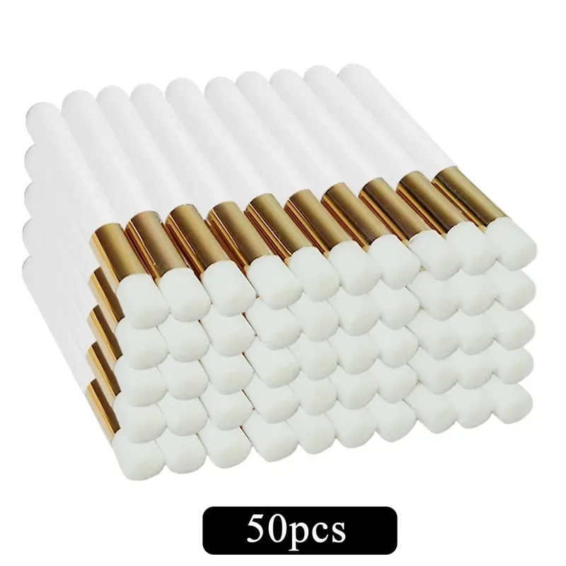 50/100pcs Eyelash Cleaning Brushes for Eyelash Extensions Glitter Lash Shampoo Brushes Nose Pore Cleansing Makeup Tools