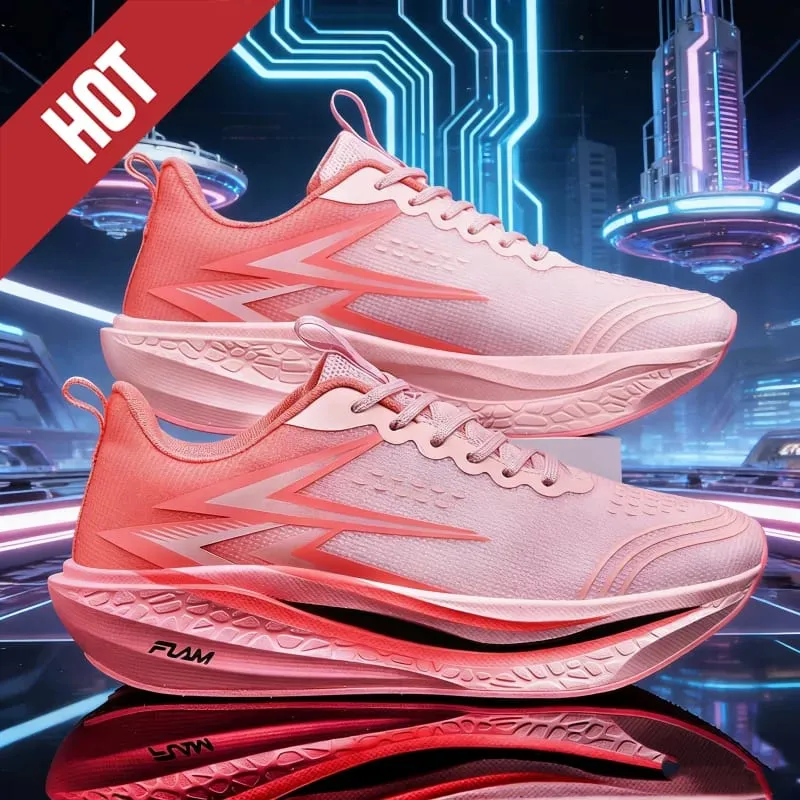 Running Shoes Carbon Board Speciality Marathon Men Sports Breathable Lightweight Women's Comfortable Athletic Nonskid Sneakers