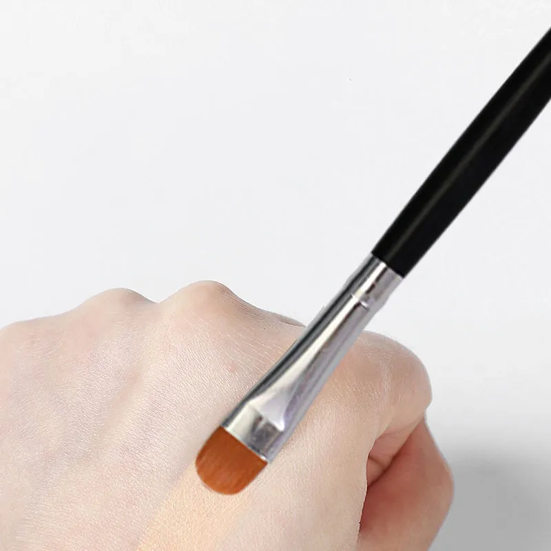 Wholesale 5/10/20PCS Flat Eyebrow Brush Ultrathin Eyebrows Makeup Brushes Eyeliner Brush Thin Eye Liner Brow Contour Brush Tools — image 4