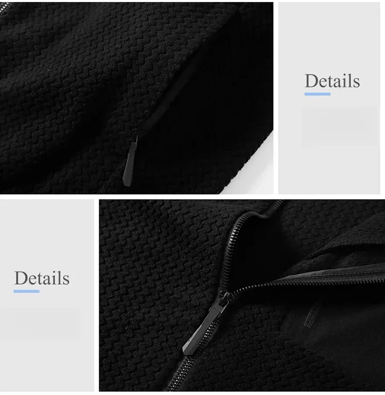 Fashionable and Versatile Warm Hooded Coats, High-quality Men's Zipper Coats for Fall/winter,Casual Sports Fitness Sweatshirts — image 15