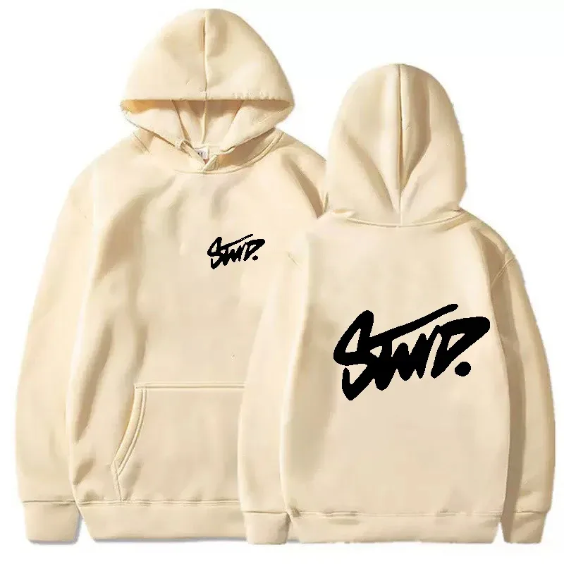 2026New Men's Hoodie Casual Fashion Pullover Sweatshirt Soft & Comfortable High-Quality Plus Size Autumn Winter Letter Print Top — image 3