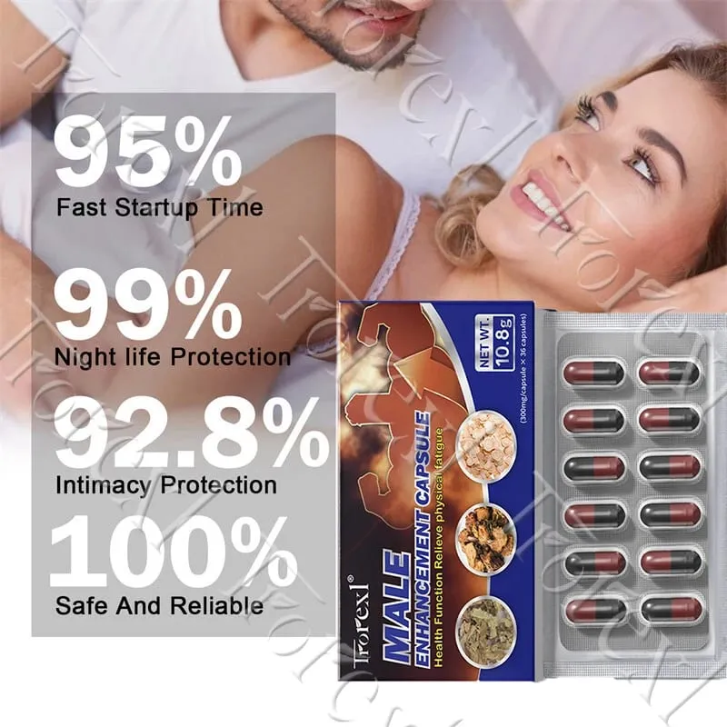Epimedium Herbal Extracts Supplements Male Max Performer Capsules Ginseng for Adult Stamina & Endurance Maintain Firmness — image 4