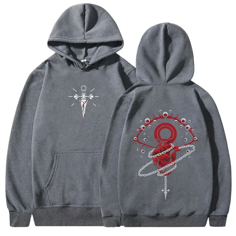Anime Hunter X Hunter Hoodies Kurapika Phantom Troupe Hooded Sweatshirts Men's Women Clothing Oversized Pullovers Streetwear