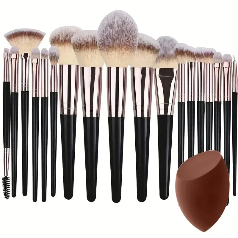 Professional 3-20PCS Makeup Brushes Set Soft Fluffy Foundation Eyeshadow Concealer Blending Kabuki Women Beauty Tool