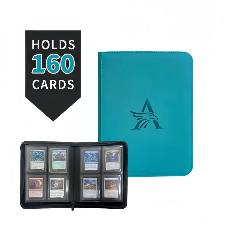 TopLoader 4-Pocket Card Binder (160 Cards) – Black/ Industrial-strength storage for TCG & sports cards. Collector's dream — image 13