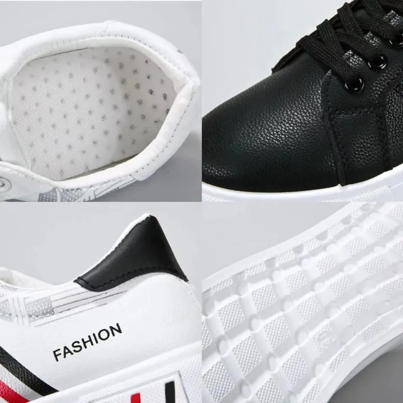 Summer Men Sneakers Casual Vulcanized Shoes Lightweight Breathable Flat White Luxury Shoes for Men Tenis Shoes Tênis Masculino — image 6