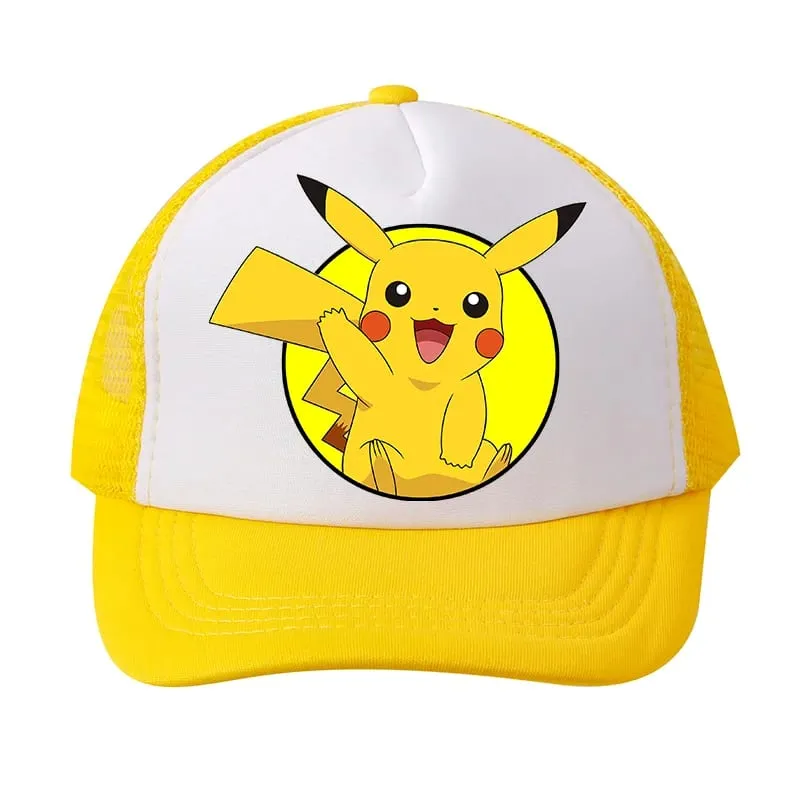 Pokemons Baseball Cap Pikachu Charizard Gengar cartoon Peaked Hat Kid Adult Summer Outdoor Sport Hat Boy Casual Fashion Cap Gift — image 12