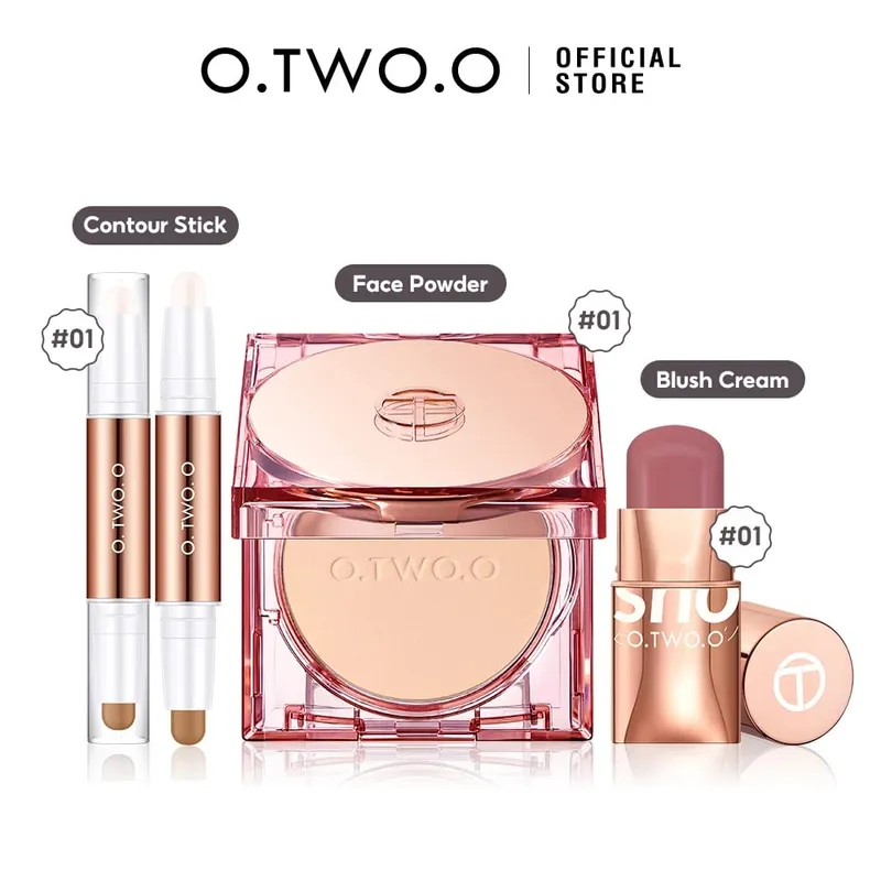 O.TW O.O-Juego de Maquillaje facial, base, crema, corrector, hidratante, suave, impermeable, cobertura completa, Maquillaje facial de larga duración