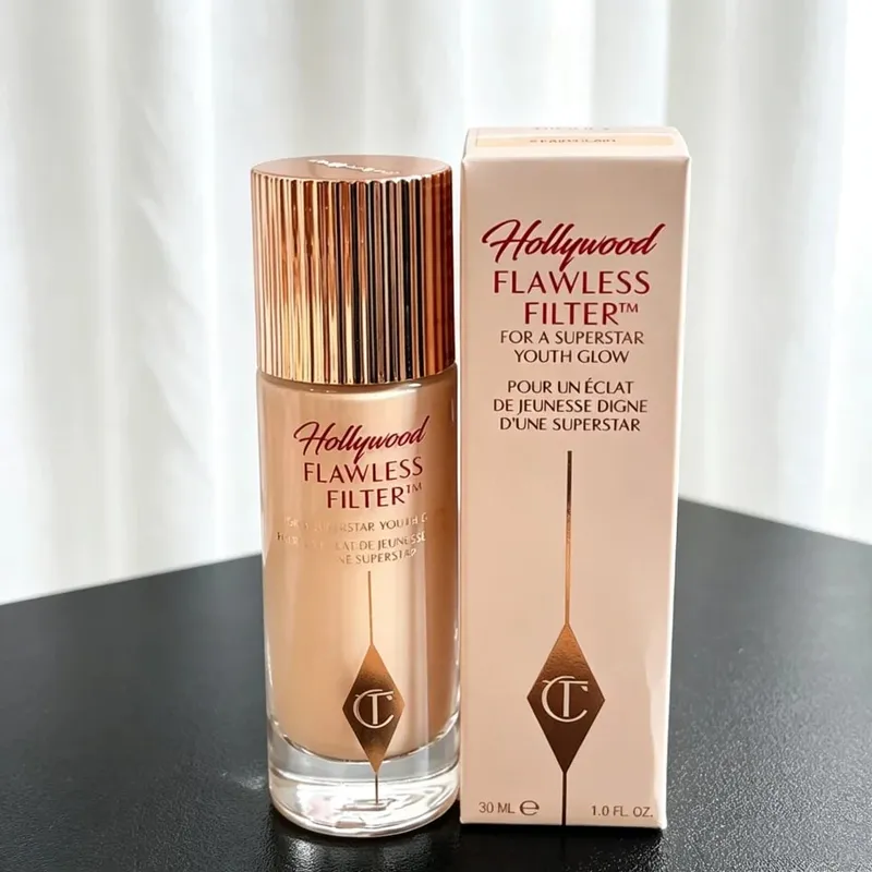 Charlotte Tilbury Lip Stick Liquid Foundation Highlighter Pressed Powder Blush Facial Spot Concealer Foundation Makeup Cosmetics