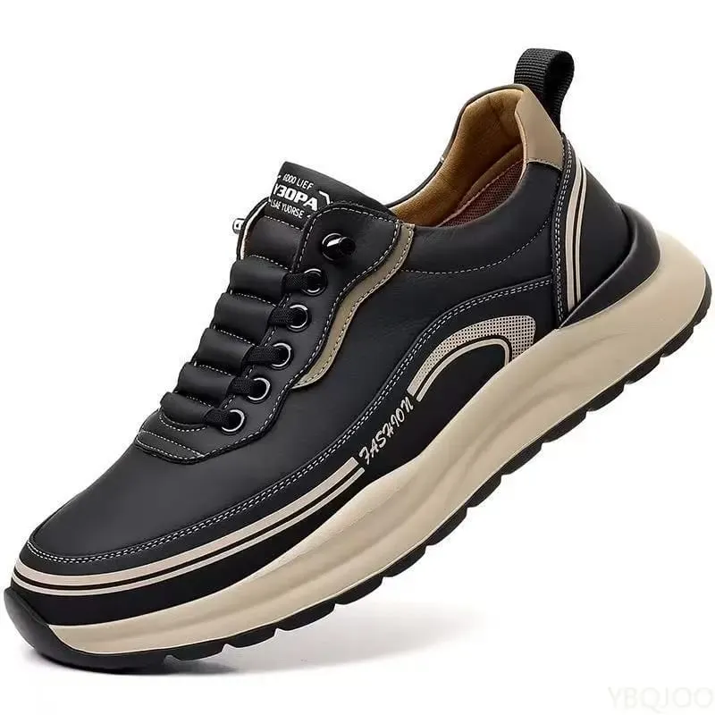 Large size summer new breathable wear-resistant men's shoes casual comfort sneakers men's fashion versatile thick soled shoes — image 7
