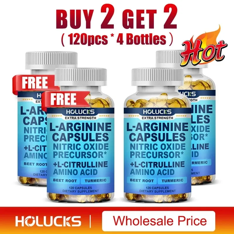 L Arginine Capsules with L-Citrulline Nitric Oxide Booster for Stamina Muscle Energy & Vascularity for Men's Extra Strength — image 12