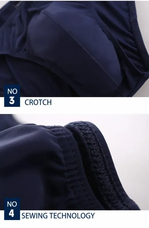 3 szt. Letnie wąskie krawędzie męskie sportowe oddychające lodowy jedwab kalesony cienkie seksowne obcisłe spodnie z niskim stanem, bezszwowe, z małym trójkątem