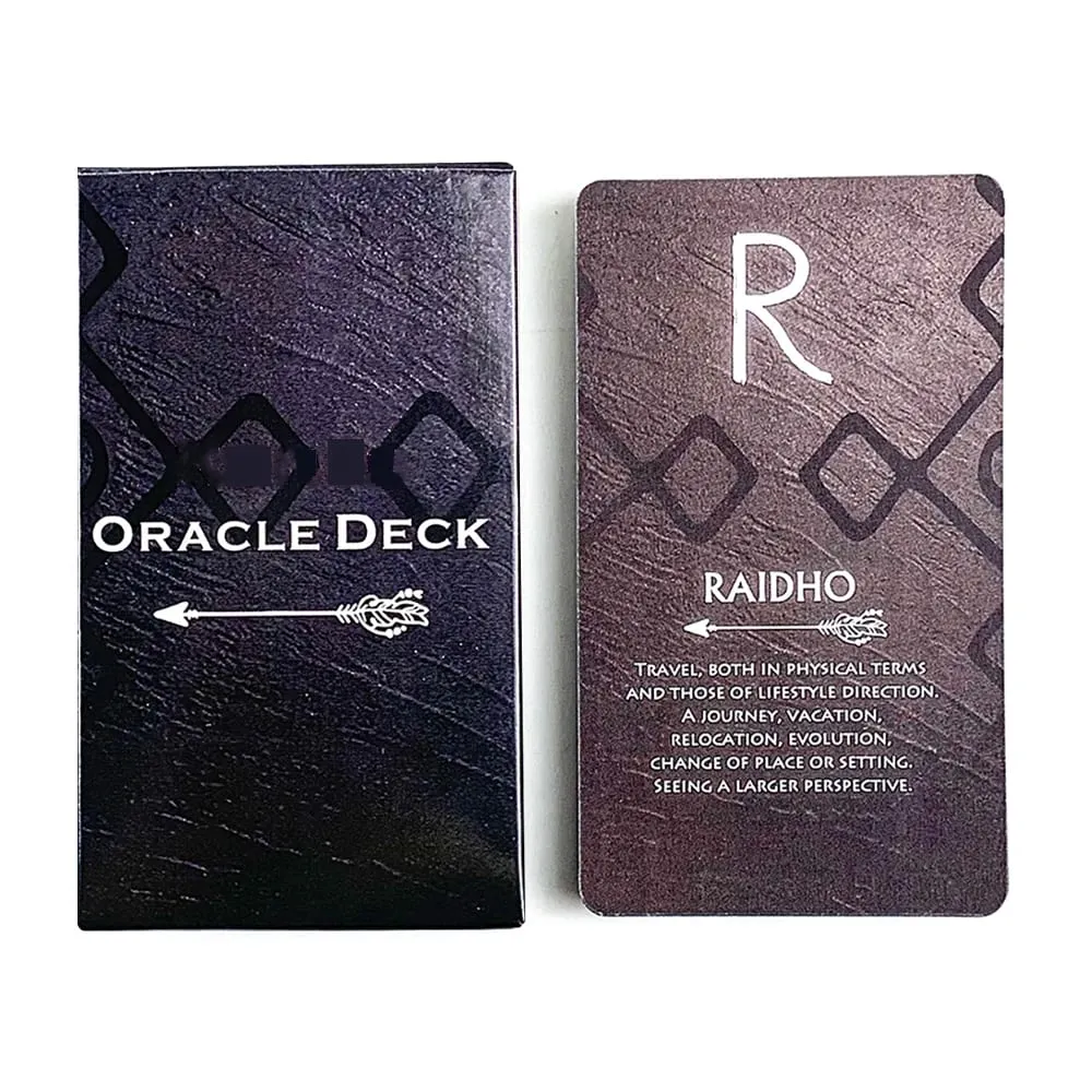 Hot-selling Oracle Deck 26 Cards Illuminate Your Life and Manifest Transformation Cards Game Mysterious Divination Board Game — image 2