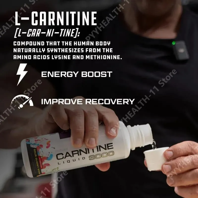 Concentrated Liquid L-Carnitine Formula for Workout Energy Metabolic Support and Fitness Routine Enhancement with Vitamin Blend — image 5