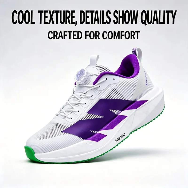 New Men's Carbon Plate Sneakers Outdoor Soft Sole Air Cushion Mesh Sports Running Shoes Light Nonskid Casual Couple Tennis Shoes — image 3