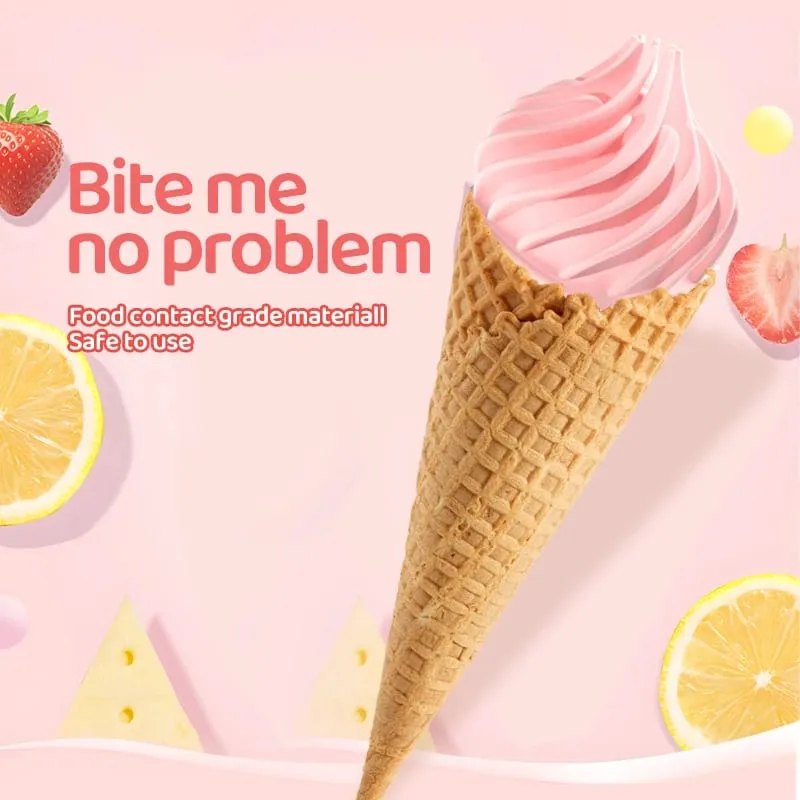 Ice cream shape vibrating masturbator 360 degree wrapping wrap endurance exerciser portable adult sex toy — image 3