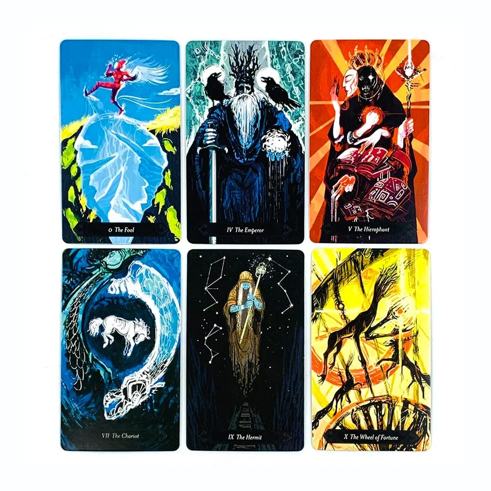 Das LUBANKO Tarot-Deck, mystisches Kunstwerk, langlebig und tragbar, Meditations- und Partyspiele, perfekt für spirituelle Führung und Sammler