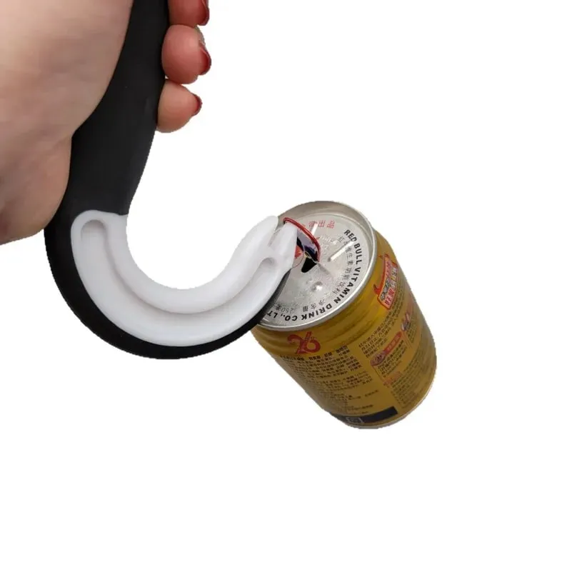 Easy Pull Can Opener Hook Style Plastic Soda Can Tab Opener Simple Tool