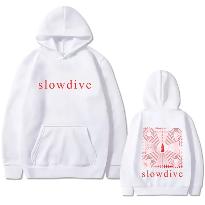 Rock Band Slowdive Everything Is Alive Print Hoodie Tour 90s Classic Vintage Men Women Oversized Streetwear Male Casual Hoodies — image 6