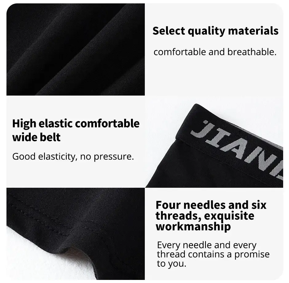 1/5 pçs masculino preto e branco clássico ciclismo roupa interior longa multi-tamanho correndo fitness shorts de treinamento abrangente adolescentes