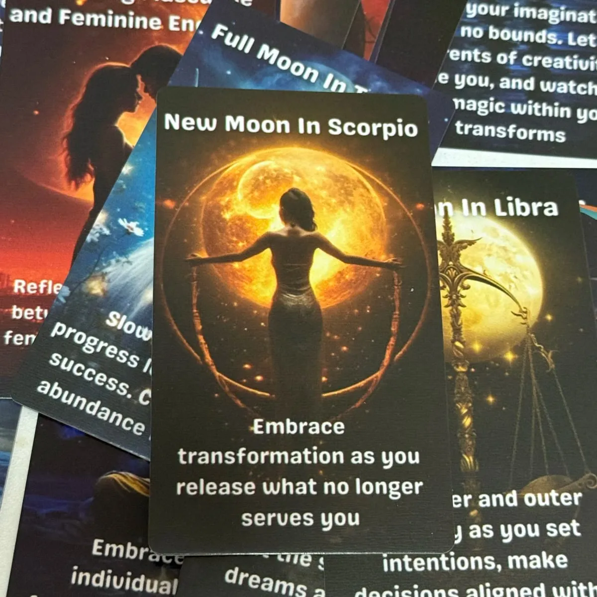 Moonology Love Wisdom Oracle Cards Guide Your Life 38pcs English Fortune-telling Tarot Deck