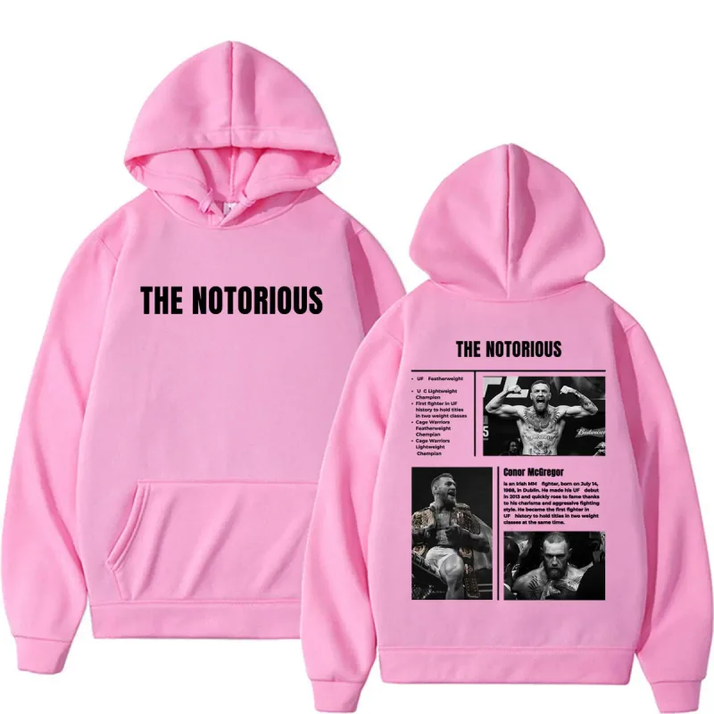 Limited The Notorious Conor McGregor Sweatshirts Men Women Violence Aesthetic Gothic Hoodies Autumn/Winter Long Sleeve Pullovers — image 10