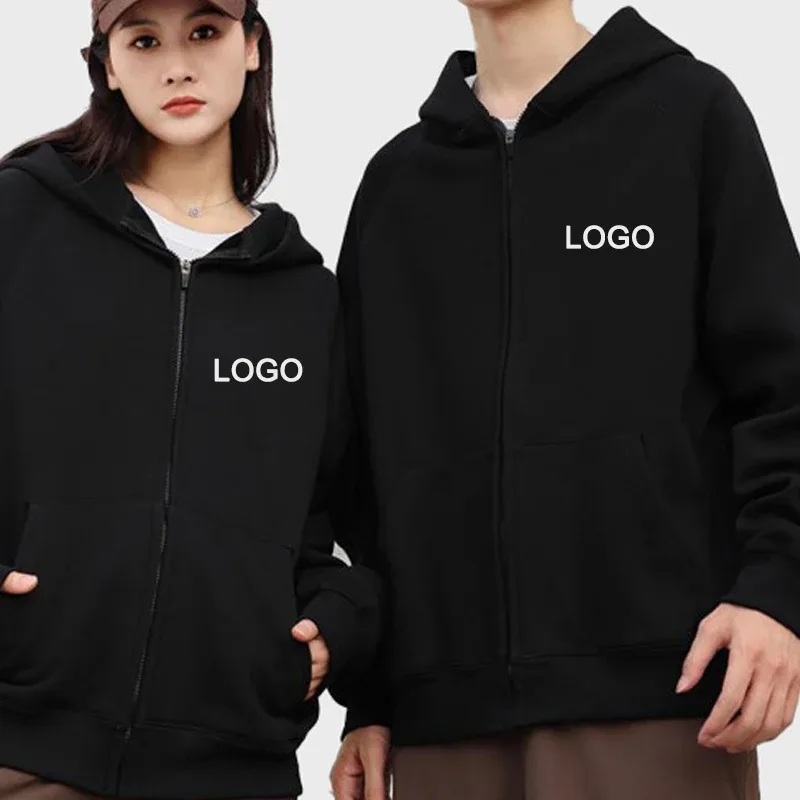 사용자 정의 인쇄 지퍼 후드 남성 패션 긴 소매 지퍼 업 스웨터 여성 캐주얼 성격 Hoody 풀오버 Sudadera