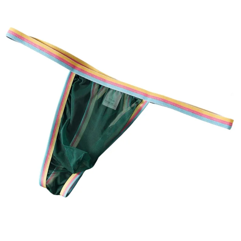 Men's Ultra-thin Mesh Briefs Underpants Man Sexy Underwear Breathable Ropa Interior Hombre Slips Quick Dry Bikinis Sissy Panties — image 13
