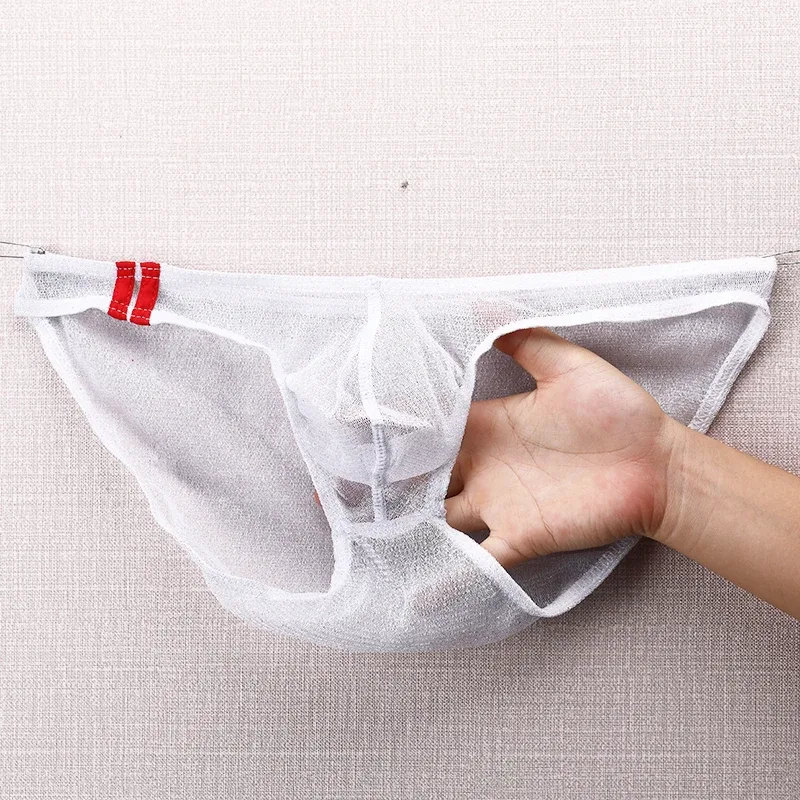 男性下着ブリーフ超薄型ローライズメッシュ通気性パンティー — image 20