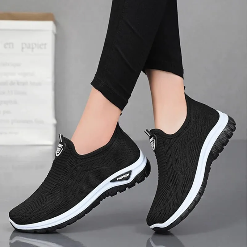 Men Casual Shoes Breathable Sneakers Mens Lightweight Walking Running Shoes Slip on Loafers for Couple Zapatillas Hombre Size 44 — image 3