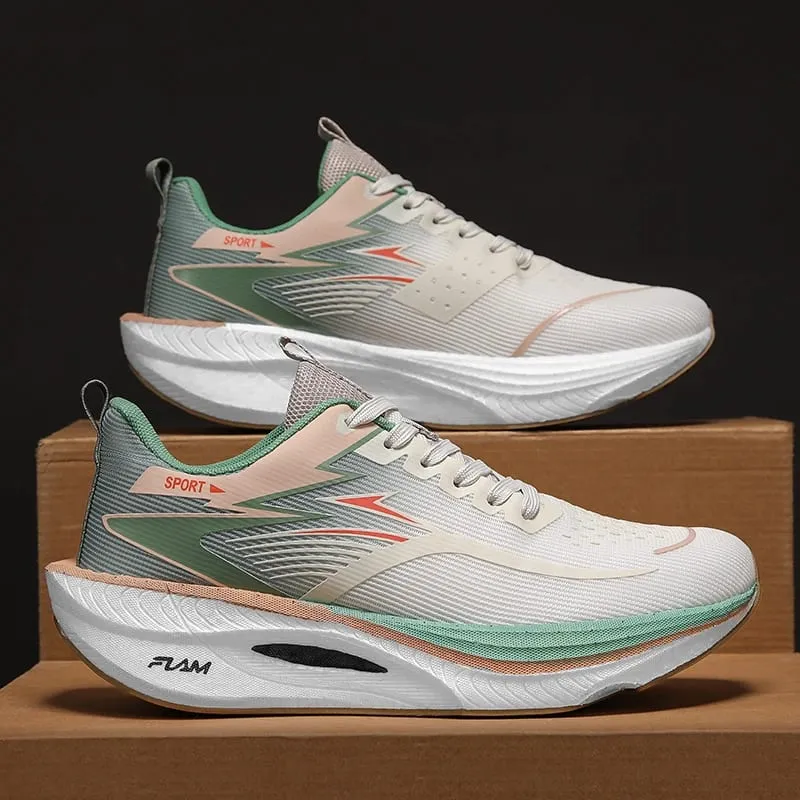 Buty do biegania Męskie codzienne buty z włókna węglowego Maraton sportowe Oddychające Lekkie damskie Wygodne sportowe trampki Antiship Nowość