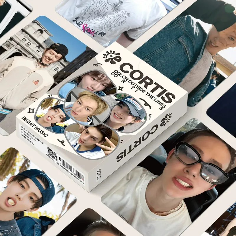 50PCS Korean Boy Group CORTIS Photo Cards Set - Martin James Juhoon Kpop Idol Collectible LOMO Card Fans Gift — image 1