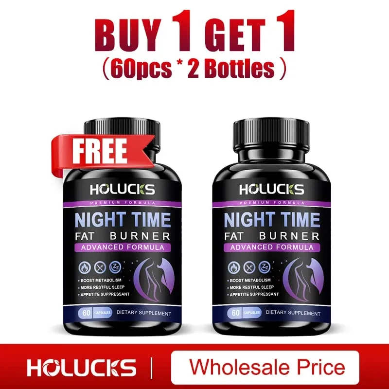 Buy 1 Get 1 Free! Pure Night Time Fat Burner Supplement for Balances Hormones Reduces Stress Eating & Restful Sleep Relax — image 10