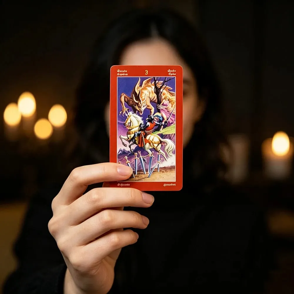 Dragons Tarot Cards 78 Tarot Deck Mythical Dragon Art Divination Board Game Spiritual Guidance Cards for Tarot Collectors — image 5