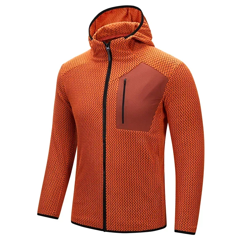 Fashionable and Versatile Warm Hooded Coats, High-quality Men's Zipper Coats for Fall/winter,Casual Sports Fitness Sweatshirts — image 23