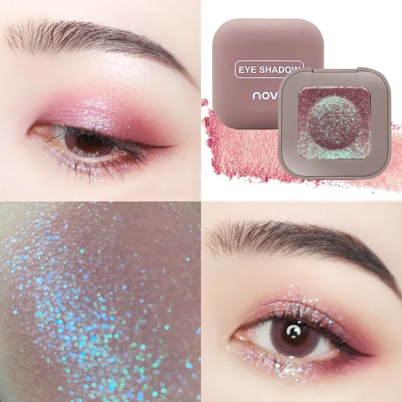 Keyboard Fingertips Cool Eye Shadow Makeup Paint Glitter Eye Shadow 3D Bare Metal Eye Shadow For Brightening Eye Makeup