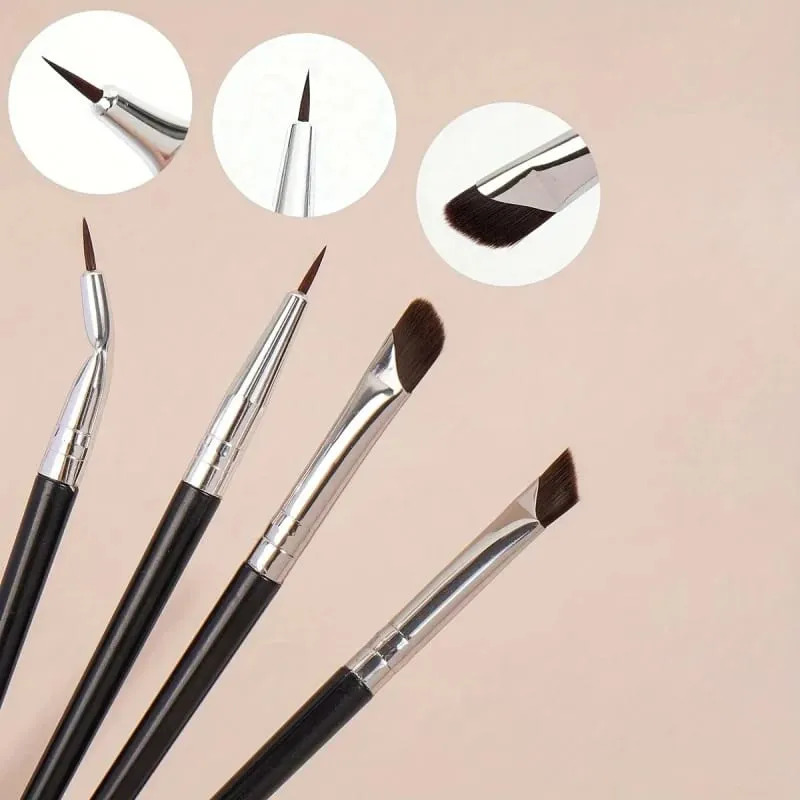 7pcs Precision Eye Makeup Brush Set Eye Makeup Brush Blade Eyeshadow Eyeliner Brush Slanted Eyebrow Makeup Brush — image 2