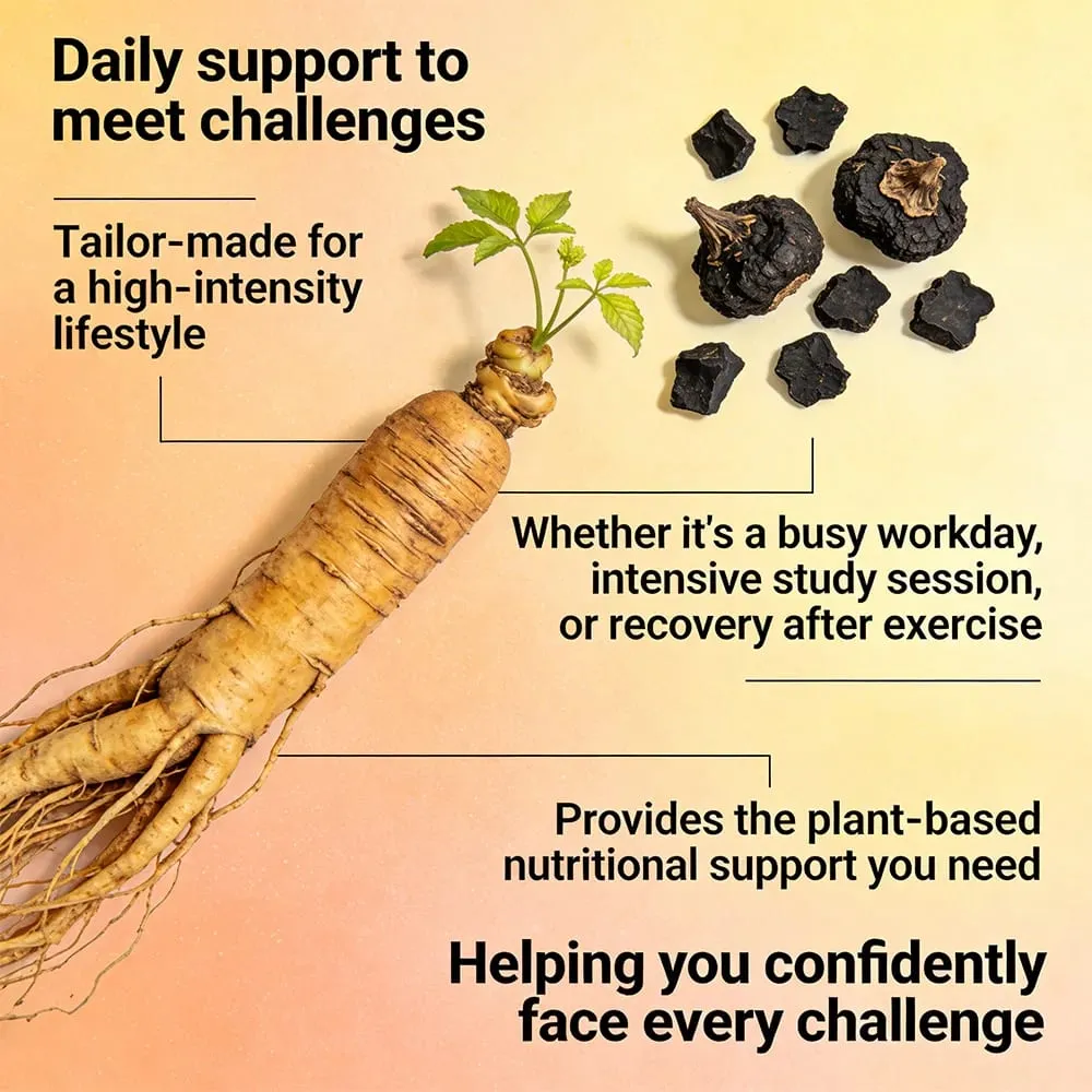 Maca Root Capsules 10000mg with Ginseng Energy Muscle Mood Energy Strength & Men's Health Support Relieve Fatigue