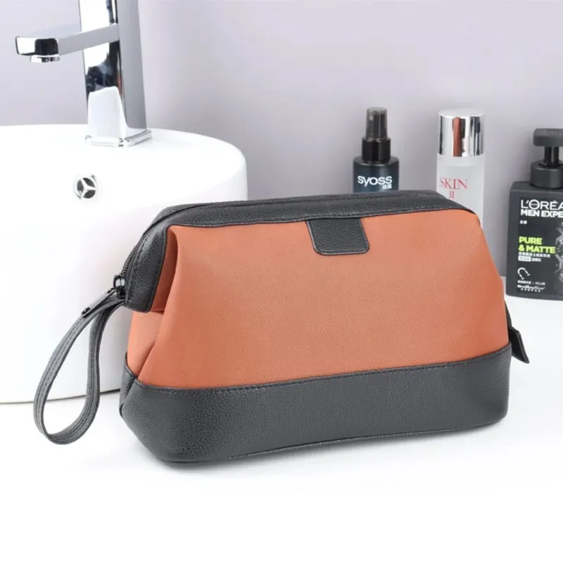 Large Capacity Women's Men Travel Toiletry Bag Makeup Cosmetics Storage Organizer Holer 2-layer Toiletry Washing Bag Waterproof — image 4
