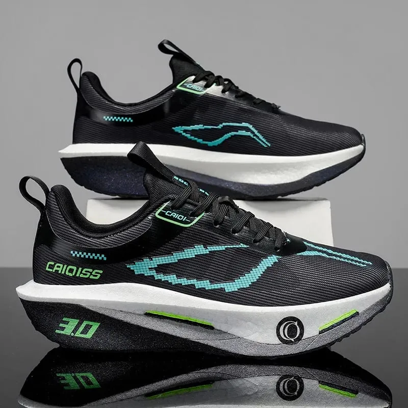 Running Shoes Unisex Speciality Marathon Sports Men Breathable Lightweight Carbon Board Women's Comfor Athletic Nonskid Sneakers