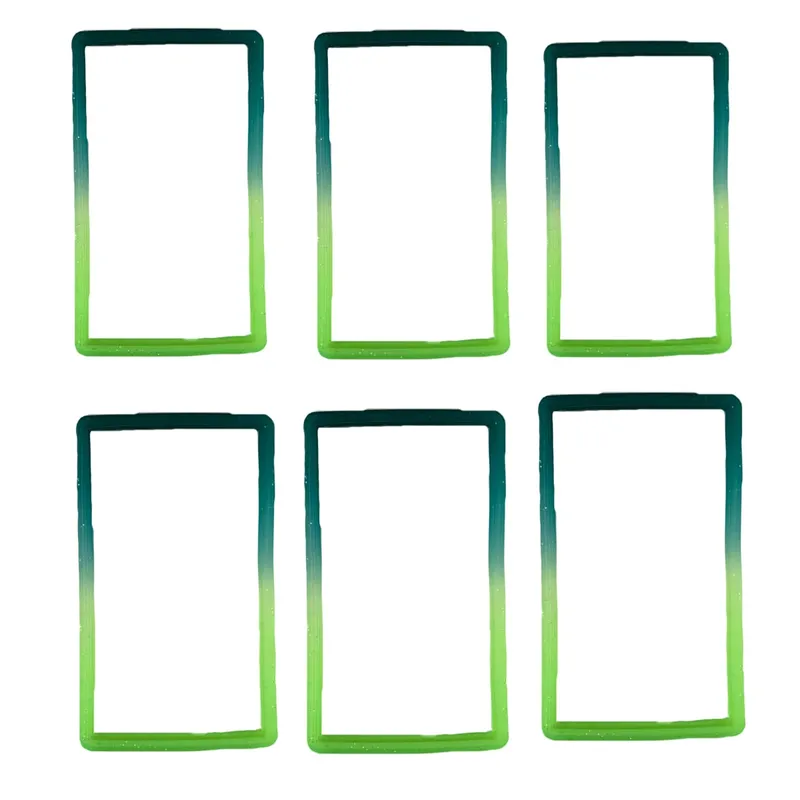 6-Pack Slab Guard for PSA Graded Cards TPU Slab Protector Graded Guard Bumper Guard Gradient Color Glitter Limited Edition