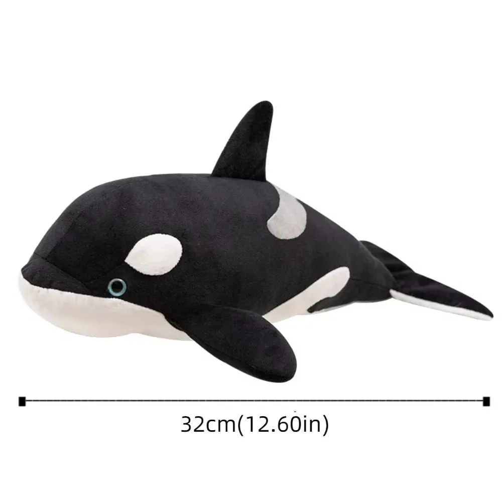 Dyre tegneserie simuleret spækhugger dukker PP bomuld Funny Great White Shark Plys legetøj 32cm Kawaii Dyr Plys pude