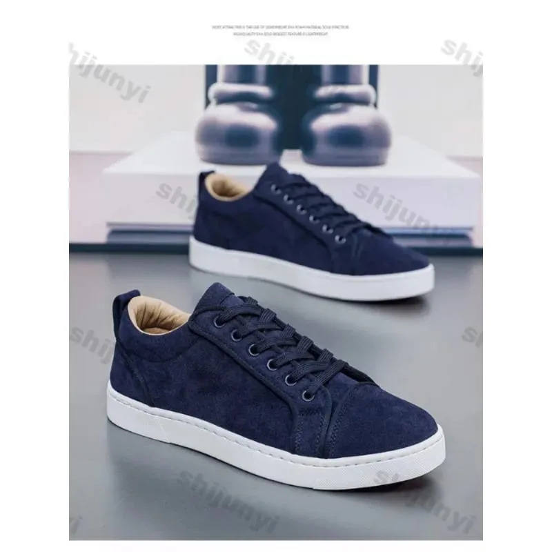 2026 New Trendy Round Toe Men Casual Flats Comfortable Non Slip Hard Wearing Sport Shoes Cross Tied Concise Lightweigh Sneakers — image 7