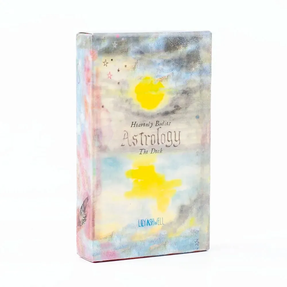Heavenly Bodies 51Pcs Astrology Oracle Cards Deck for Fate Divination & Fortune Telling 10.4x6.1cm Board Game for Party Fun